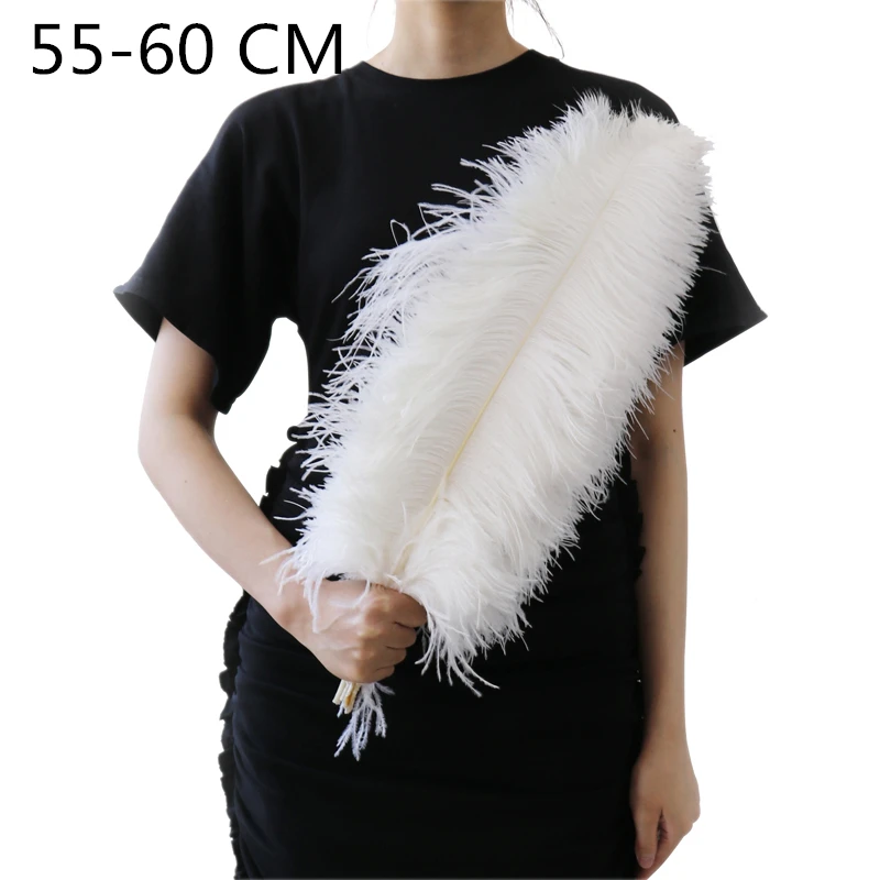 

5-70 CM White Ostrich feather Natural Ostrich Plumes Home Party Table Vase Decorative Centerpiece Supplies 10-500 Piece/Lot