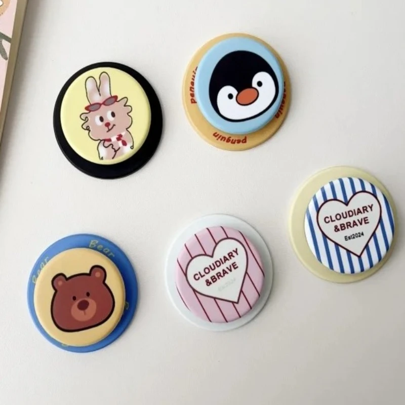 

Kawaii дизайн корейский милый мультфильм девушка животное магнитный держатель телефона Griptok подставка для iPhone 17, аксессуары Magsafe, подставка для телефона
