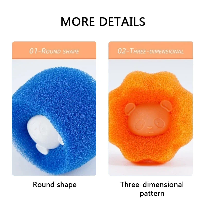 Cleaning Tool Magic Laundry Ball Kit Hair Remover Pet Clothes Removes Hairs Cat and Dogs Home Household Product Dog Accessories