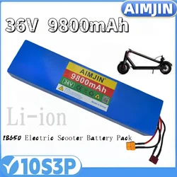 10S3P 36V 9800mAh 18650 Lithium ion Rechargeable  with BMS,Suitable for Kugoo And Scooter Electric  Batteries