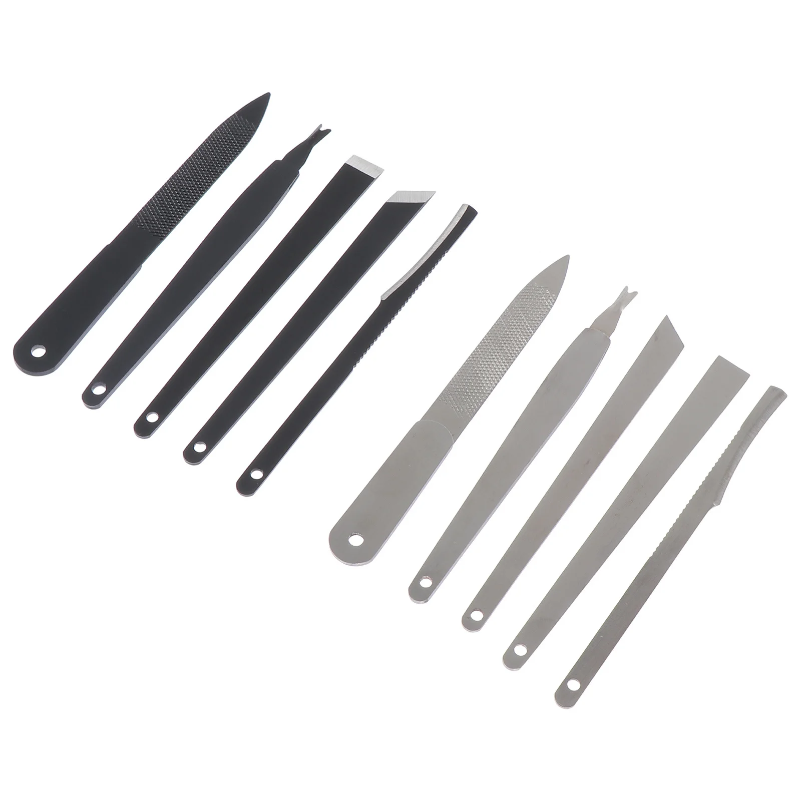 10 個ペディキュアツールキットプロフェッショナルグレードの爪トリミングアクセサリー角質トリマー滑らかな足の爪カッターポータブルデザイン