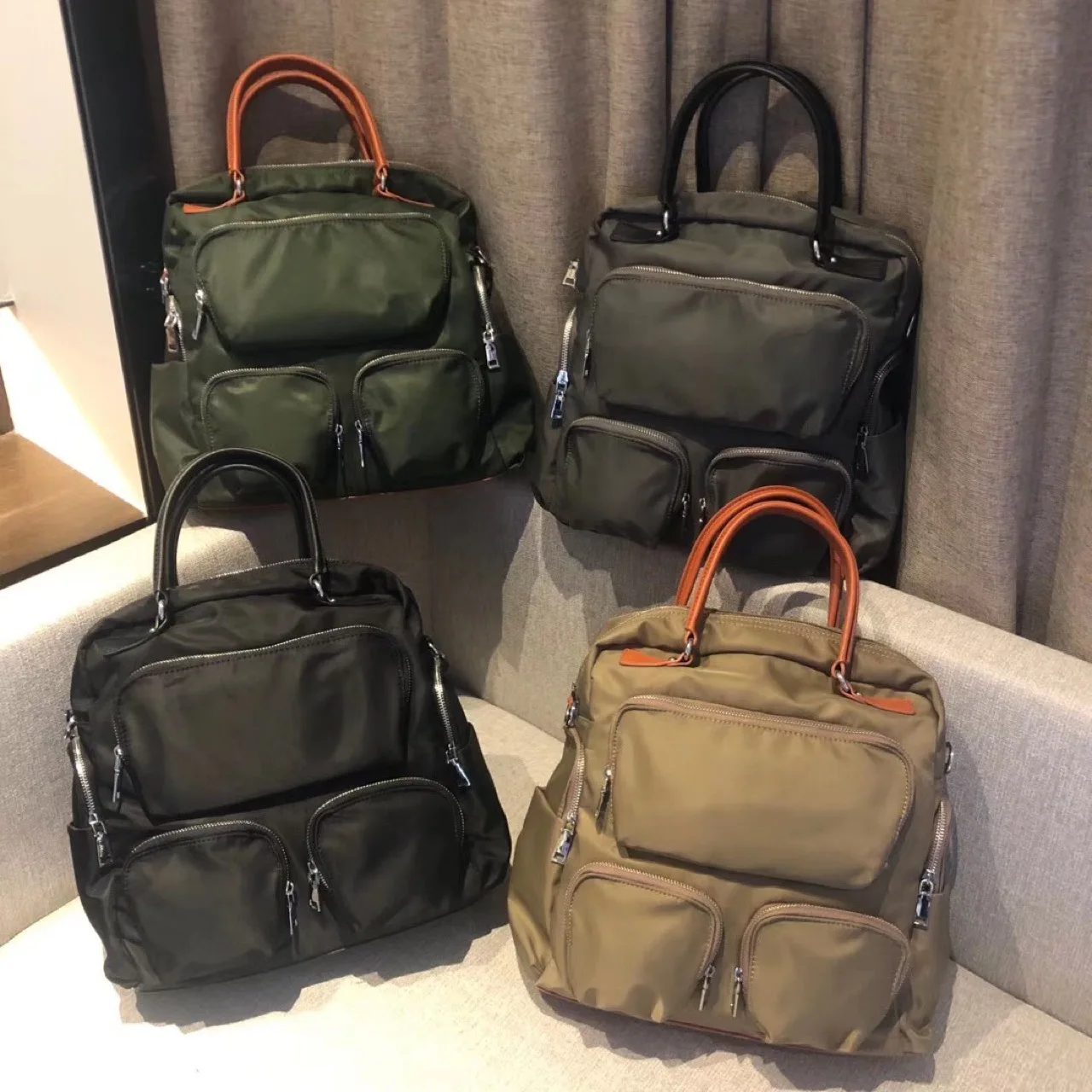 mochila-de-nailon-estilo-urbano-multibolsillos-para-viaje-y-ocio-bolso-cruzado-casual-de-doble-lado-para-mujer-moderno-y