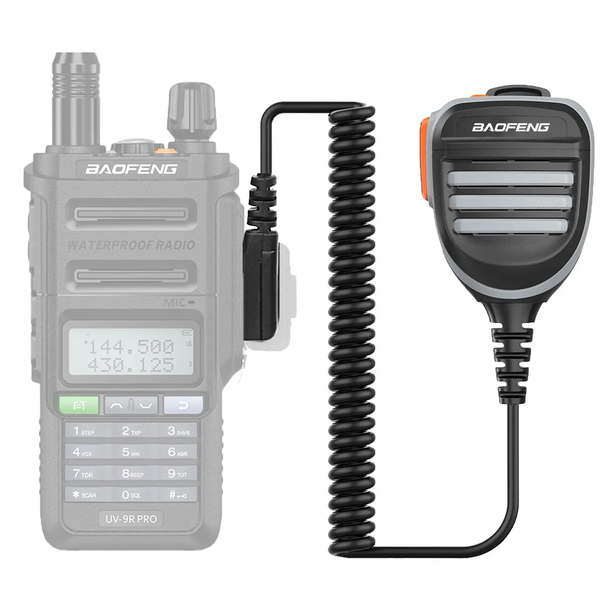 Waterproof Shoulder Speaker Microphone For Baofeng UV-XR UV-9R PLUS/Pro BF-9700 A-58 Walkie talkie Baofeng UV-9R Plus 9R Pro