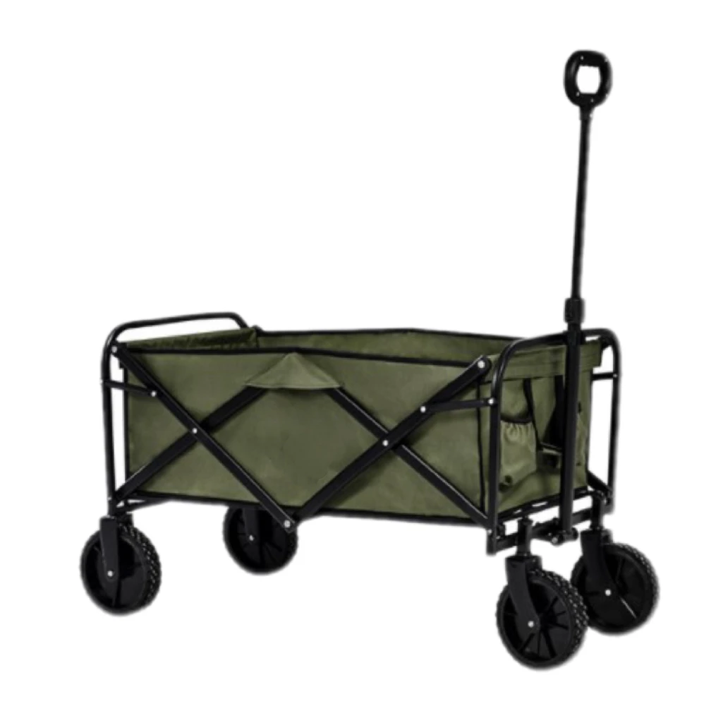 

Lightweight Hiking Garden Park Collapsible Utility Trolley Foldable Picnic Wagon Outdoor Camping Folding Cart