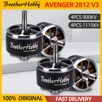 4PCS Brotherhobby Avenger 2812 V3 Brushless Motor 900KV/1115KV 5-8S For RC FPV Racing Long Range Quadcopter Drone Multirotor