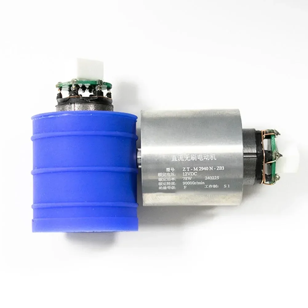 1PC 12V 9000RPM/24V 110000RPM Brushless Turbo Fan Motor High Speed Ducted Motor Compact Design 28.8mm Diameter