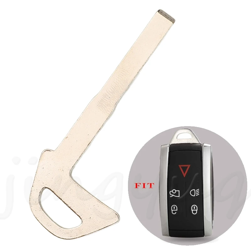 

jingyuqin Remote Car Smart Key Keyless Emergency Insert Uncut Blade Blank For Jaguar X XF XK XKR Fob Key Blade Replacement
