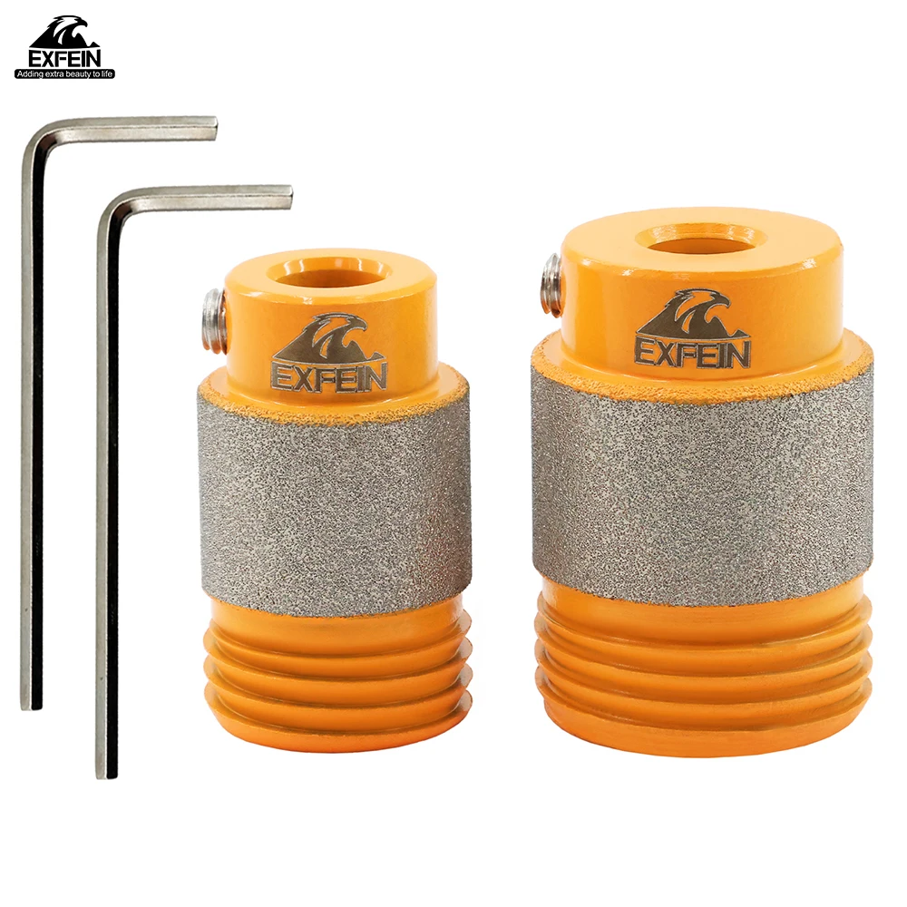 Diamond Grinding Head Brazed Glass Tile Stone Polishing Bit For Glass Stained Glass Ceramic Porcelain Marble DIY Grind