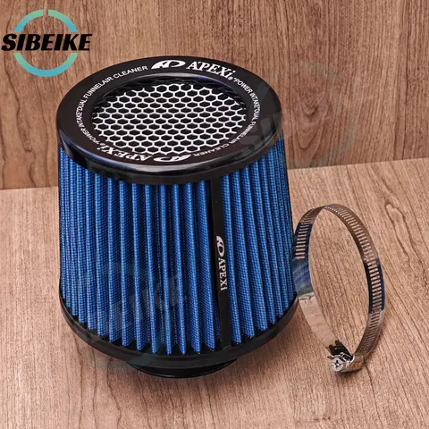 Universal 3inch 76mm Apexi Power Intake Dual Funnel Cleaner High Flow Intake Air Filter 8 best sales apexi - №3