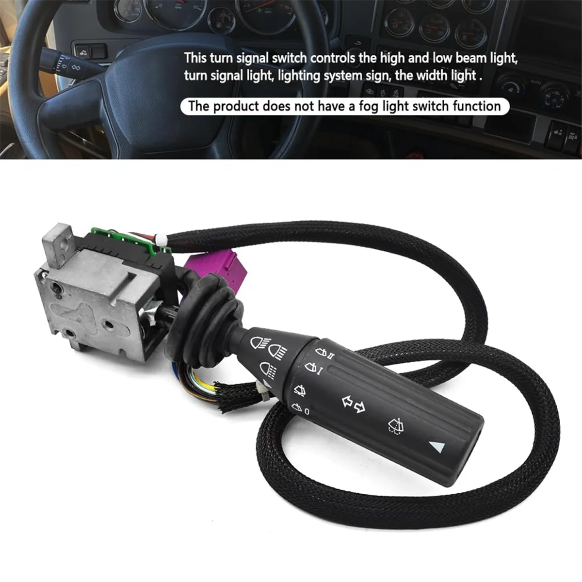 

Better-Turn Signal Switch for Kenworth Multifunction Combination Lever Switch Replace 480796 B489522 577.59015
