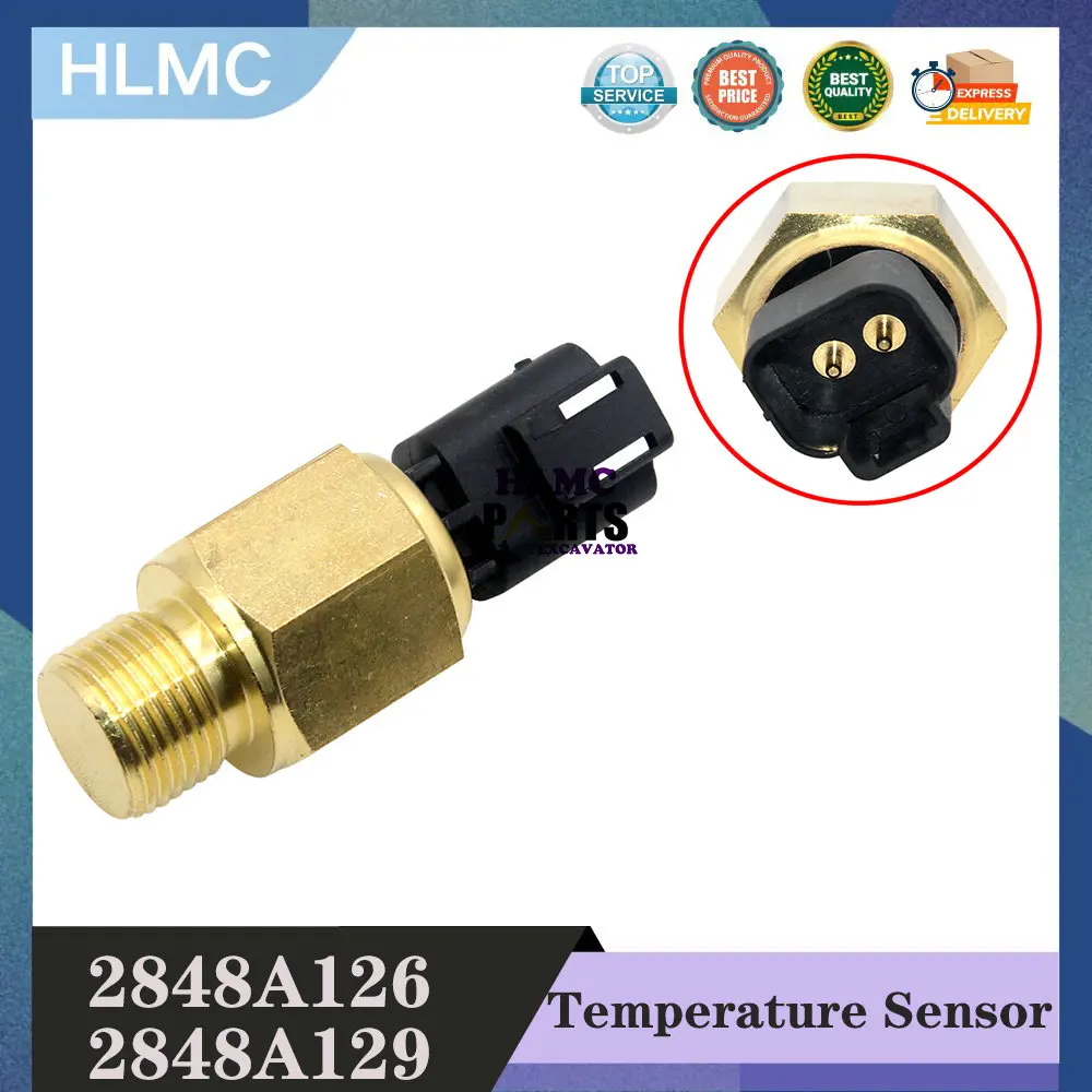 Coolant Liquid Temperature Sensor 2848A126 2848A129 for Perkins 1103-33 1104-44 1104D-44 1104D-44T 1104D-44TA 1104C-44 1104C-44T