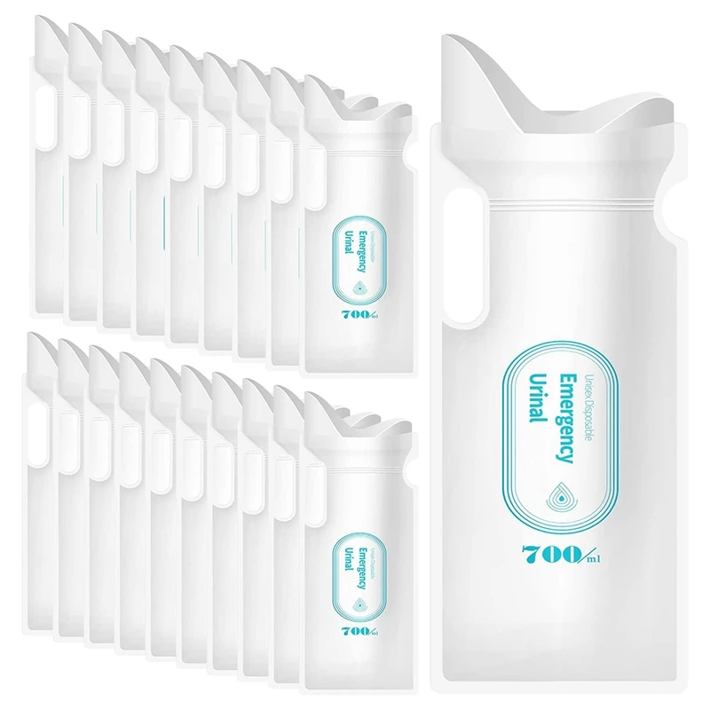 Sacs d\'urine de poulet, sacs d\'urine de 700ml pour les voyages, le camping, les urgences et les embouteillages, sacs pipi pour hommes et femmes