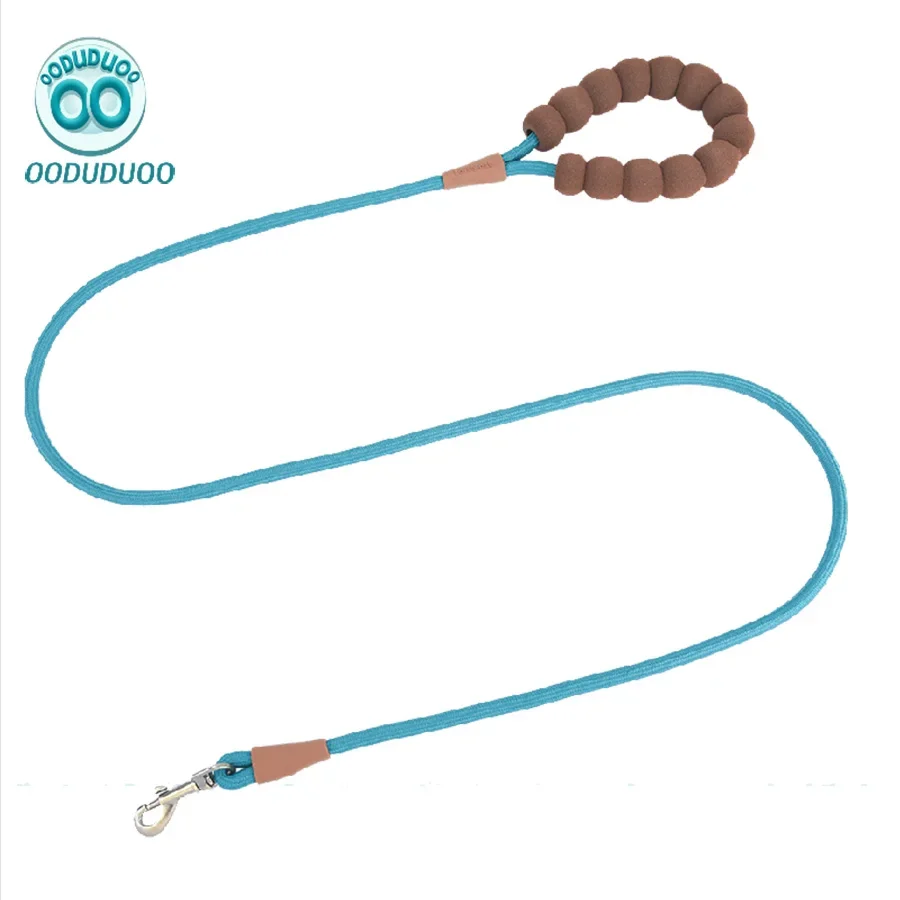 OODUDUOO Hundeleinen, 360° flexible Lenkung, ohne Verheddern, bequeme Hand, weiche Silikonschnalle, kleine, mittelgroße Haustiere