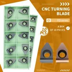 CNC Lathe large slot width blade FD14-R1.0 FD12-R1.0 FD10-R0.6 MTEHR  tool holder special blades Sharp and Wear-resistance Tools