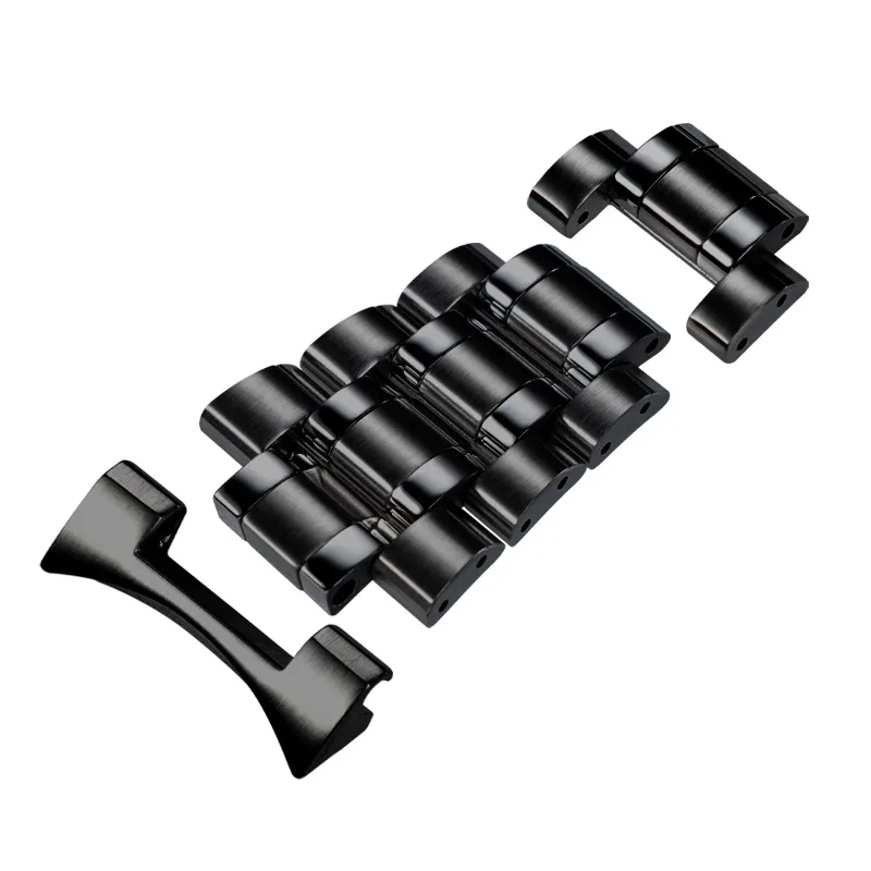 Correa de reloj curva, sección extendida para Citizen Blue Angel, segunda generación, JY8085 8075, correa de reloj de acero, hebilla de pulsera