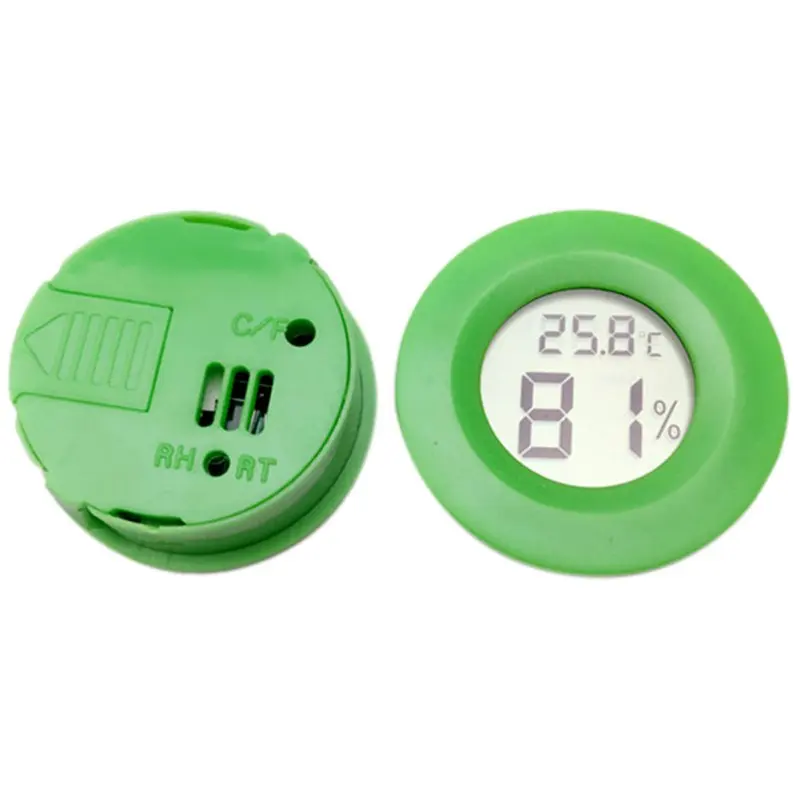 Mini LCD Digital Thermometer Hygrometer Fridge Freezer Tester Temperature Humidity Meter Detector Thermograph Pet Auto Car