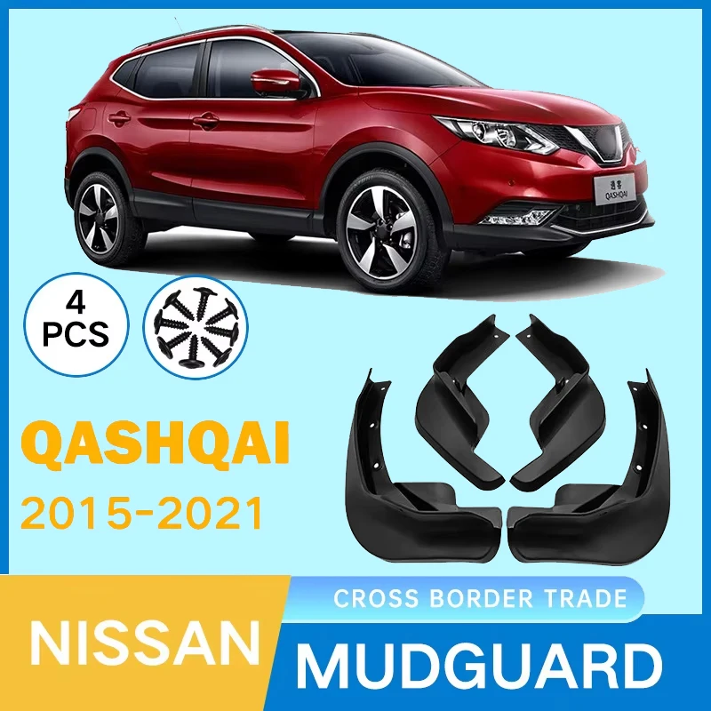 

Mud Flaps for Nissan Qashqai 2015-2021 2016 2017 2018 2019 Splash Guards Fender MudFlaps Front Rear Mudguards Car Accessories