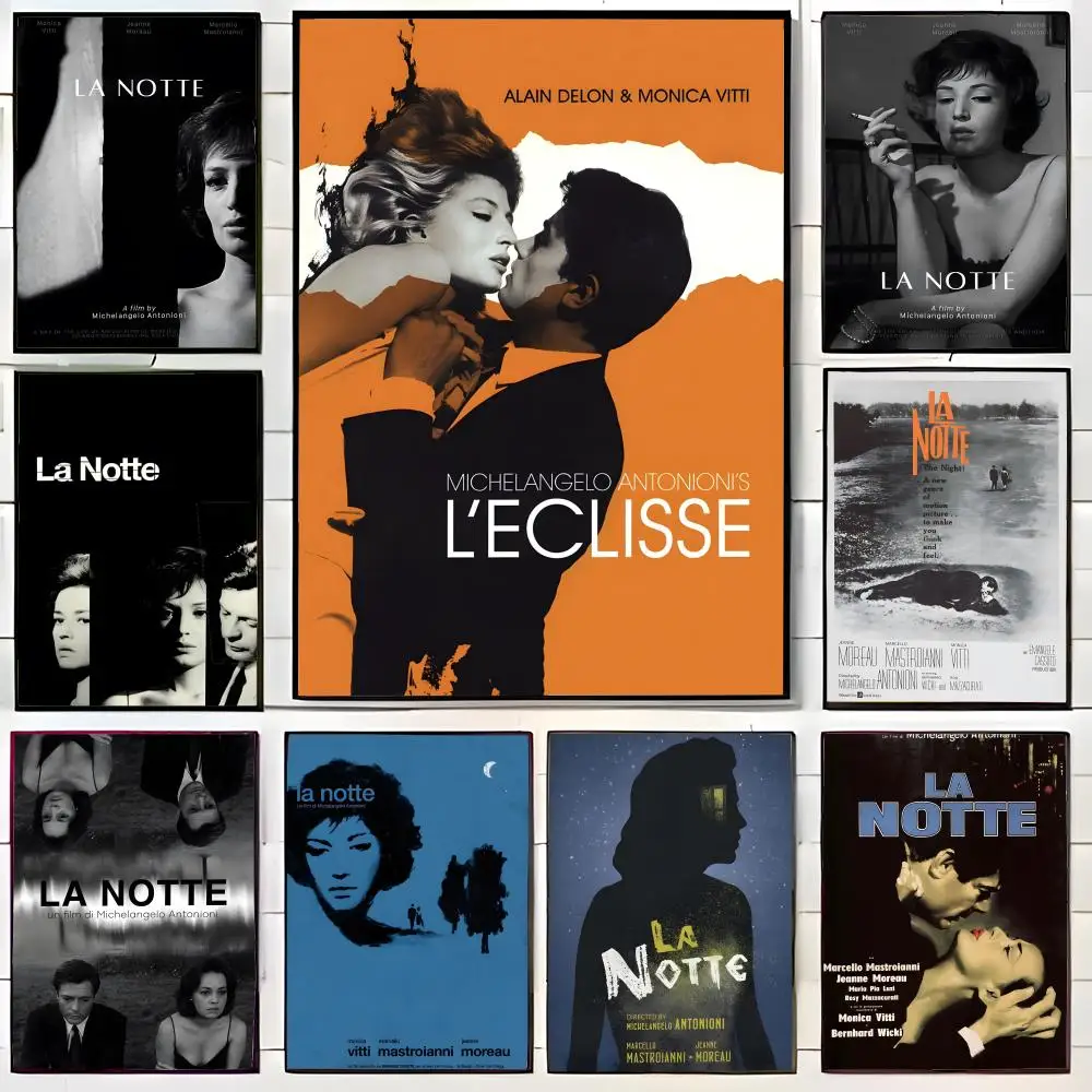 Affiche murale de film contemplatif L-la notte, impression artistique, affiche décorative, décoration murale, décoration de la maison, cadeau, sans cadre