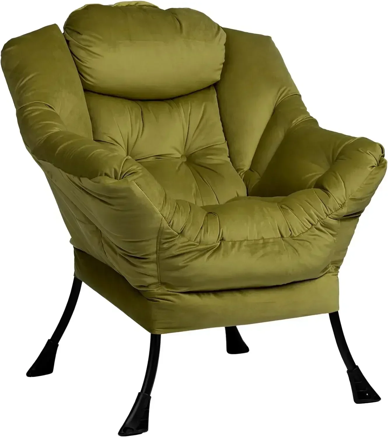 

Furniture suppliesHollyHOME Modern Fabric Large Lazy Chair, Accent Oversized Comfy Reading Chair, Thick Padded Cozy Lounge Chair