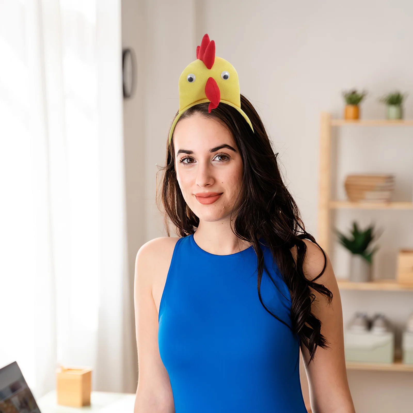

3Pcs Chicken Headband Stylish Dress Up Headband for Childrens Day Celebration Cute Cartoon Animal Cosplay Accessory Party Supply