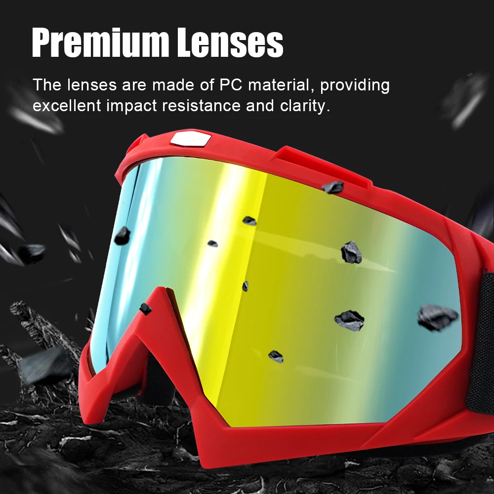 YUEDIO 2025 High-Value Hot-Selling Moto Ski Goggles-TPU Windproof Dustproof UV400 for Outdoor Riding