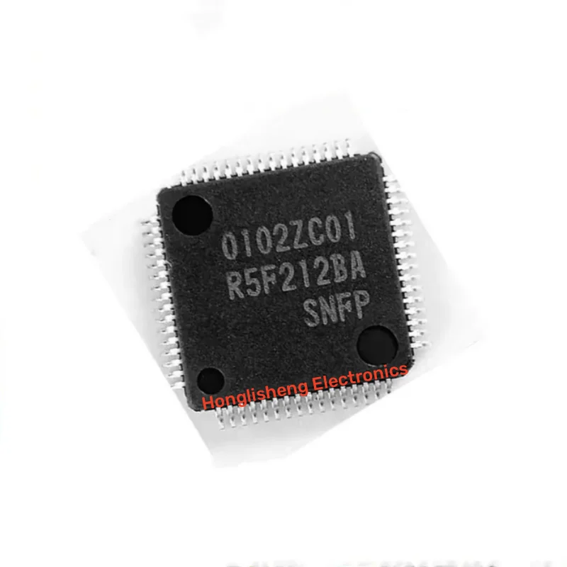

5PCS New R5F212BA R5F212BASNFP QFP64 Microcontroller chip IC