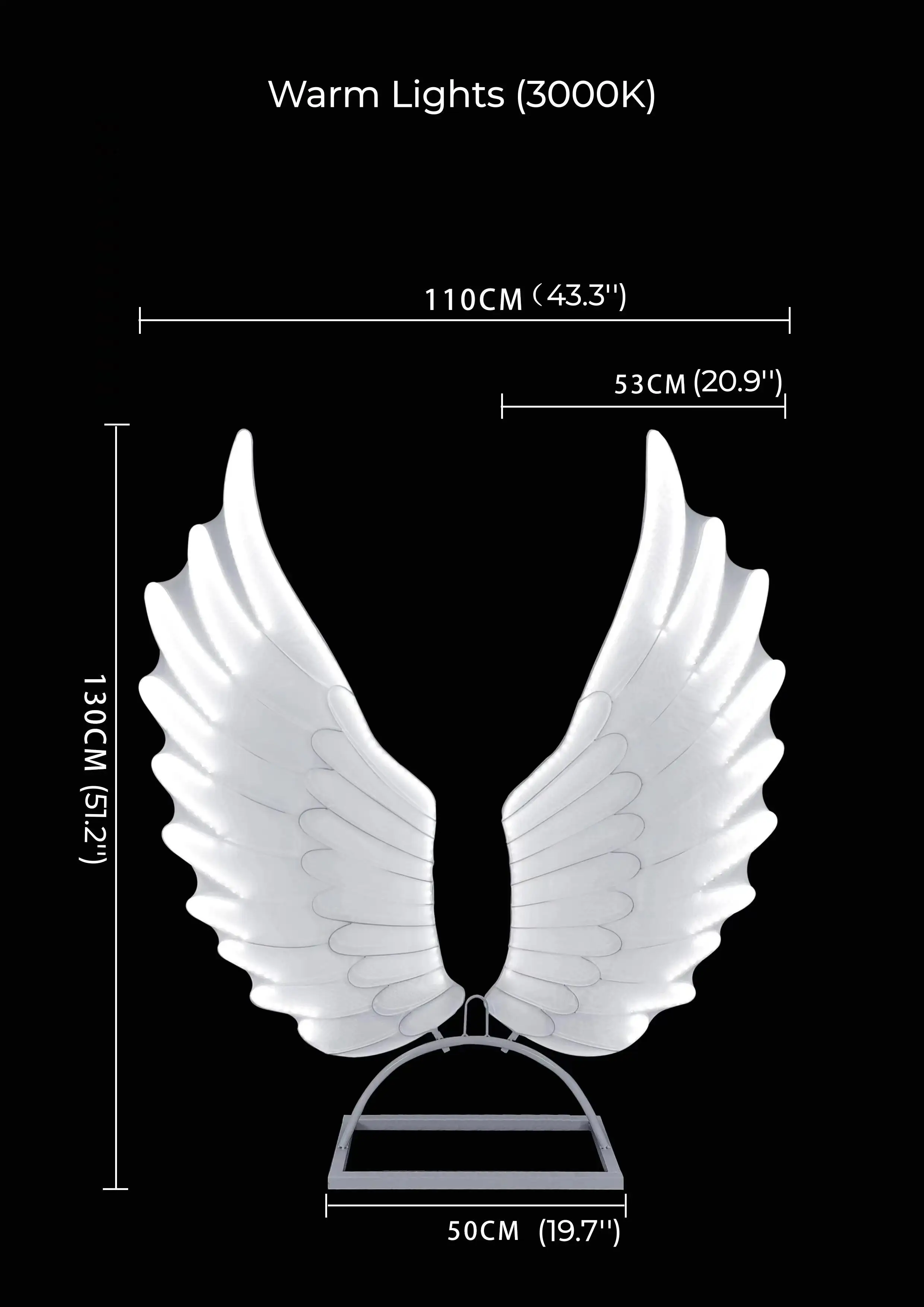 Imagem -06 - Luminescente Angel Wings Lâmpada para Decoração de Casamento Modern Fairy Wings para o Palco do Partido Shining Road Lead Led