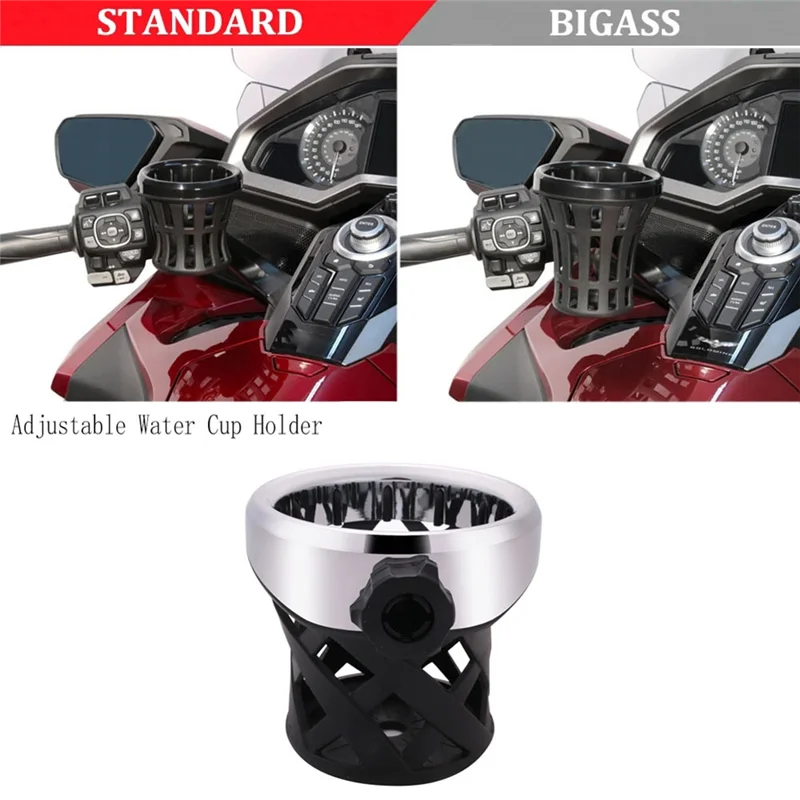 Reliable-Motorcycle Cup Holder Drink Holder Adjustable Water Cup Holder For Honda Goldwing 1800 GL1800 2018-2020