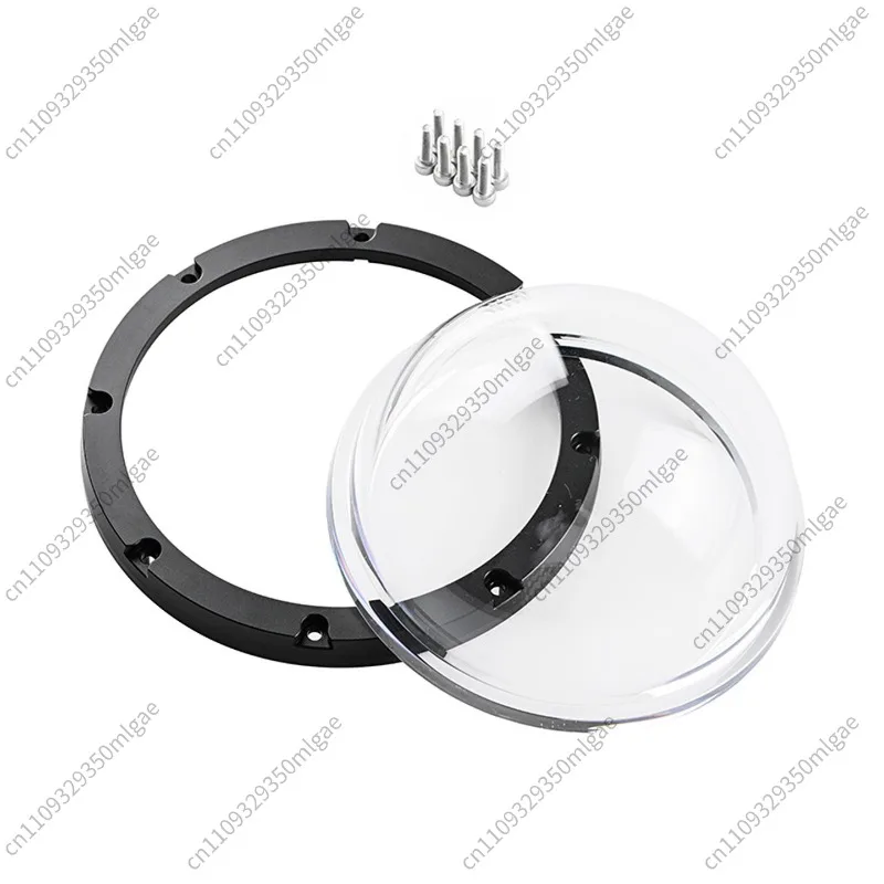 High Precision Dust-Free PC Hemisphere Dome for ROV Underwater Sealed Electronic Enclosure