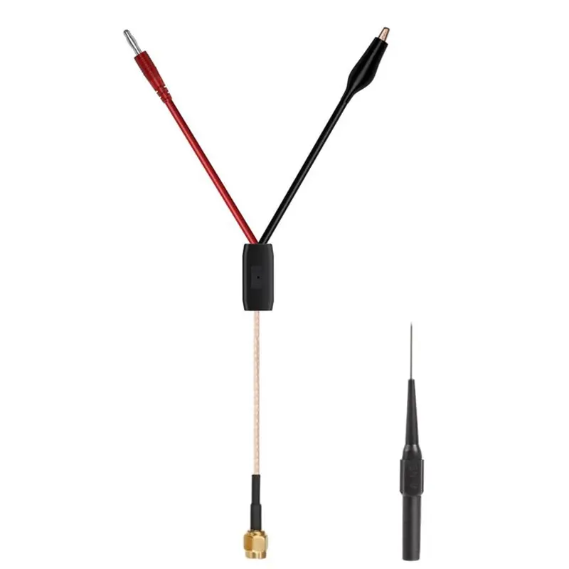 HFES RF Oscilloscope Test Probe 4Mm Banana Plug And Crocodile Clip For Lead Circuit Board Spectrum Analyzer