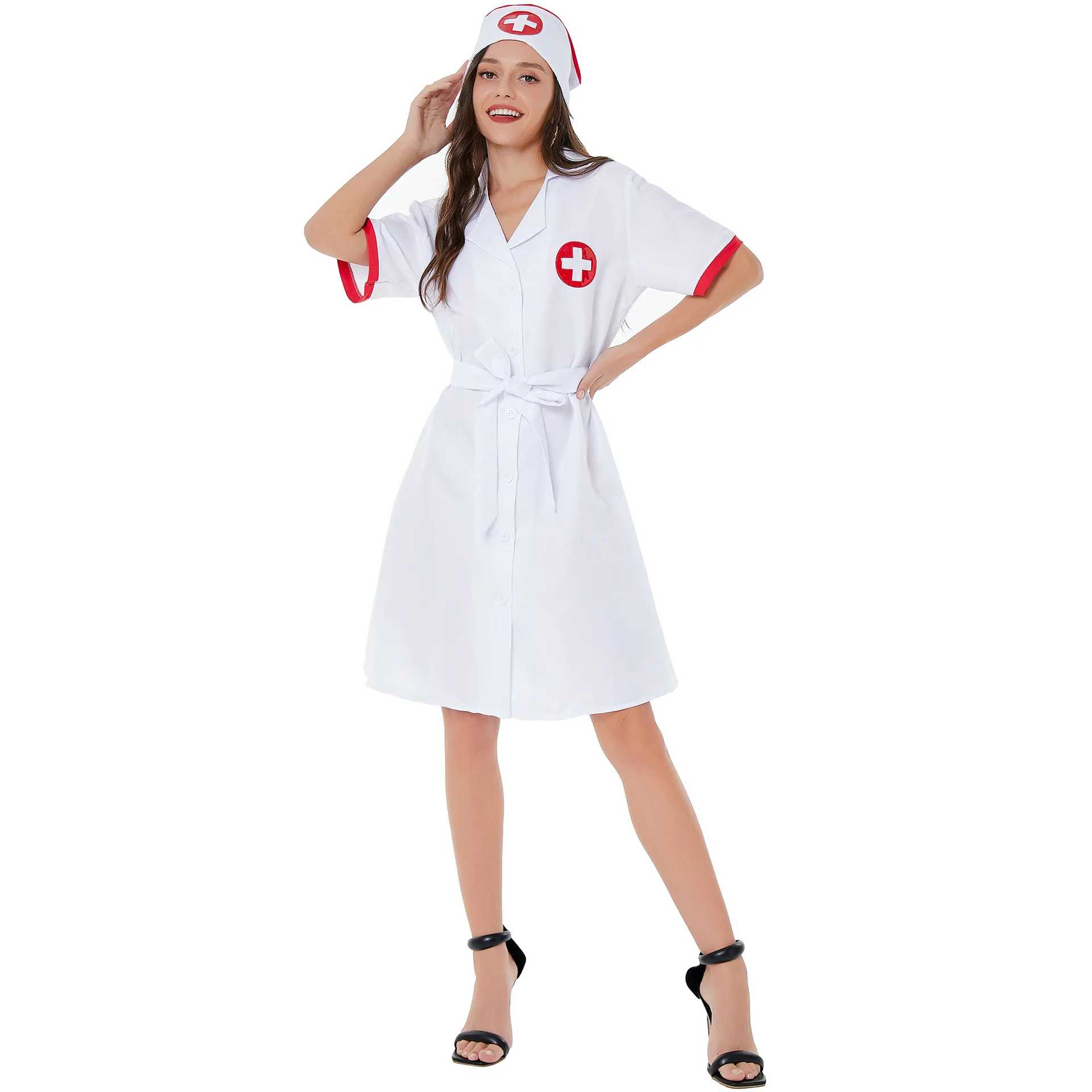 Halloween Cosplay europäische und amerikanische Unterwäsche sexy Arzt Krankens ch wester Uniform Set Krankens ch wester Uniform