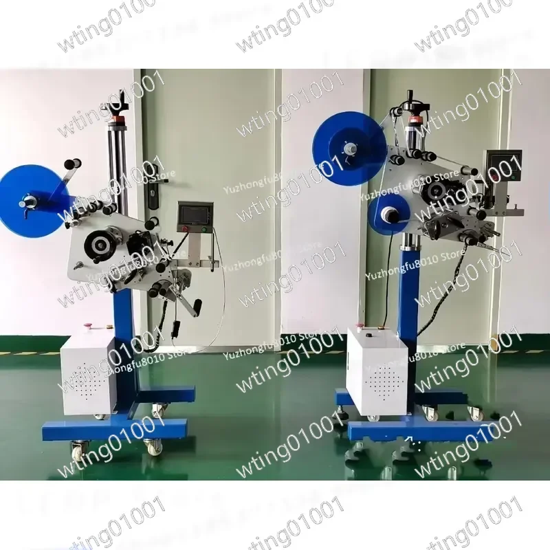 Semi Automatic Label Applicator for Square Bottle Flat Surface Sticker Labeling Machine Head