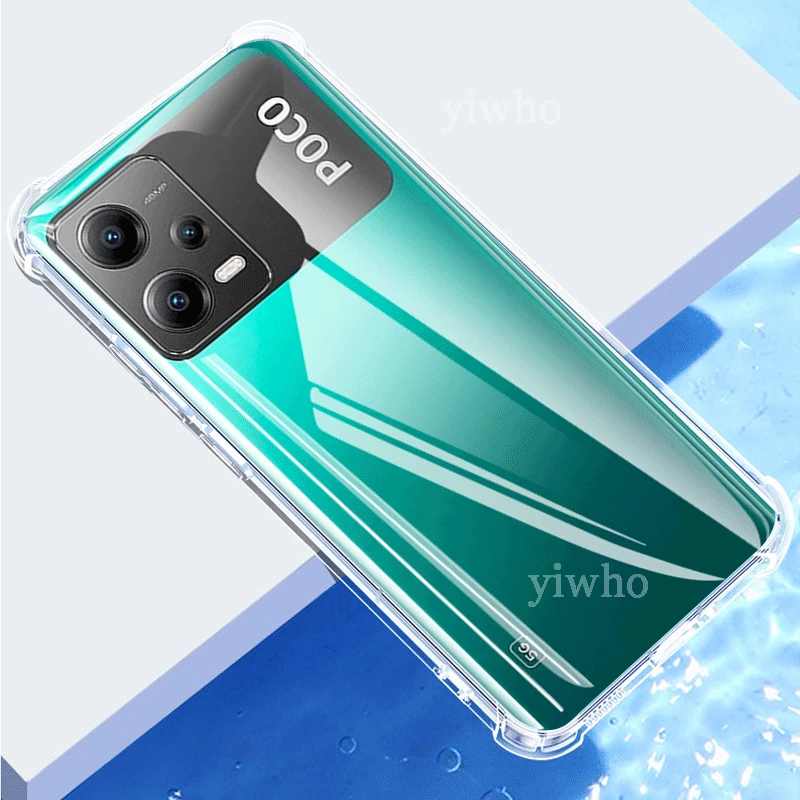 Luxury Clear Soft Silicone Case for Xiaomi Poco X5 5g Shockproof Transparent Xiomi Xiami Poco X 5 Mobile Phone Cases Back Covers
