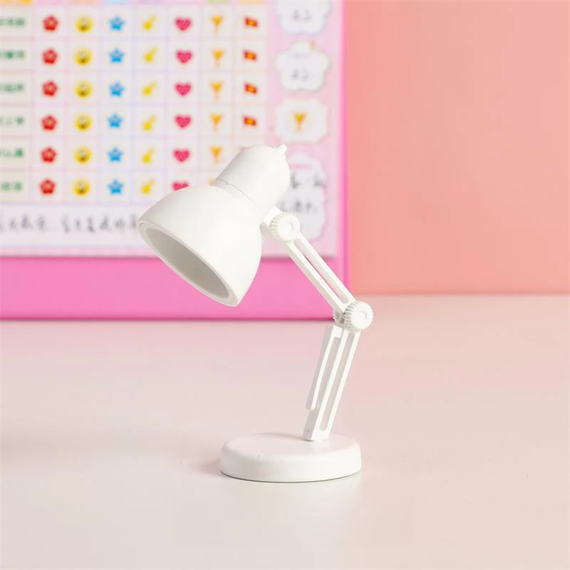 LED mini desk lamp creative portable night light with clip student dormitory bed bed reading ligh image 2