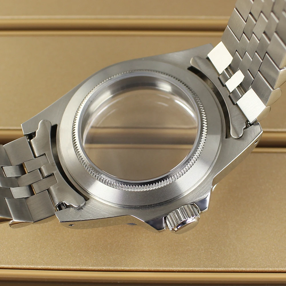 38mm Vintage Watch Case Dome Acrylic Glass For Seiko NH35 NH36 NH38 NH34 Movement 28.5mm Dial 10ATM Waterproof Retro Submariner