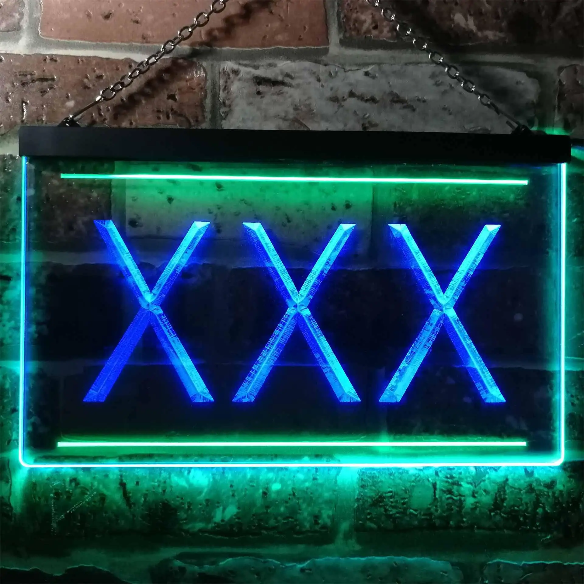 XXX Adult Rated Movie Illuminated Dual Color Led Neon Sign st6-i0791