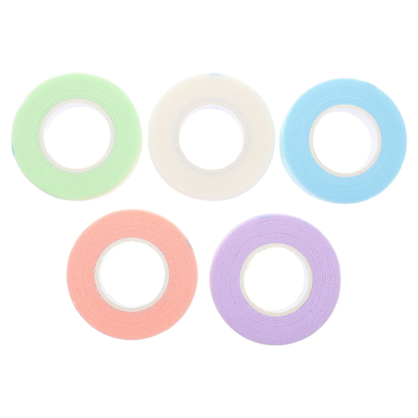 

5Pcs Eyelash Extension Tape Breathable Soft Fabric Adhesive Isolation for Upper Lower Lashes Professional Makeup Application