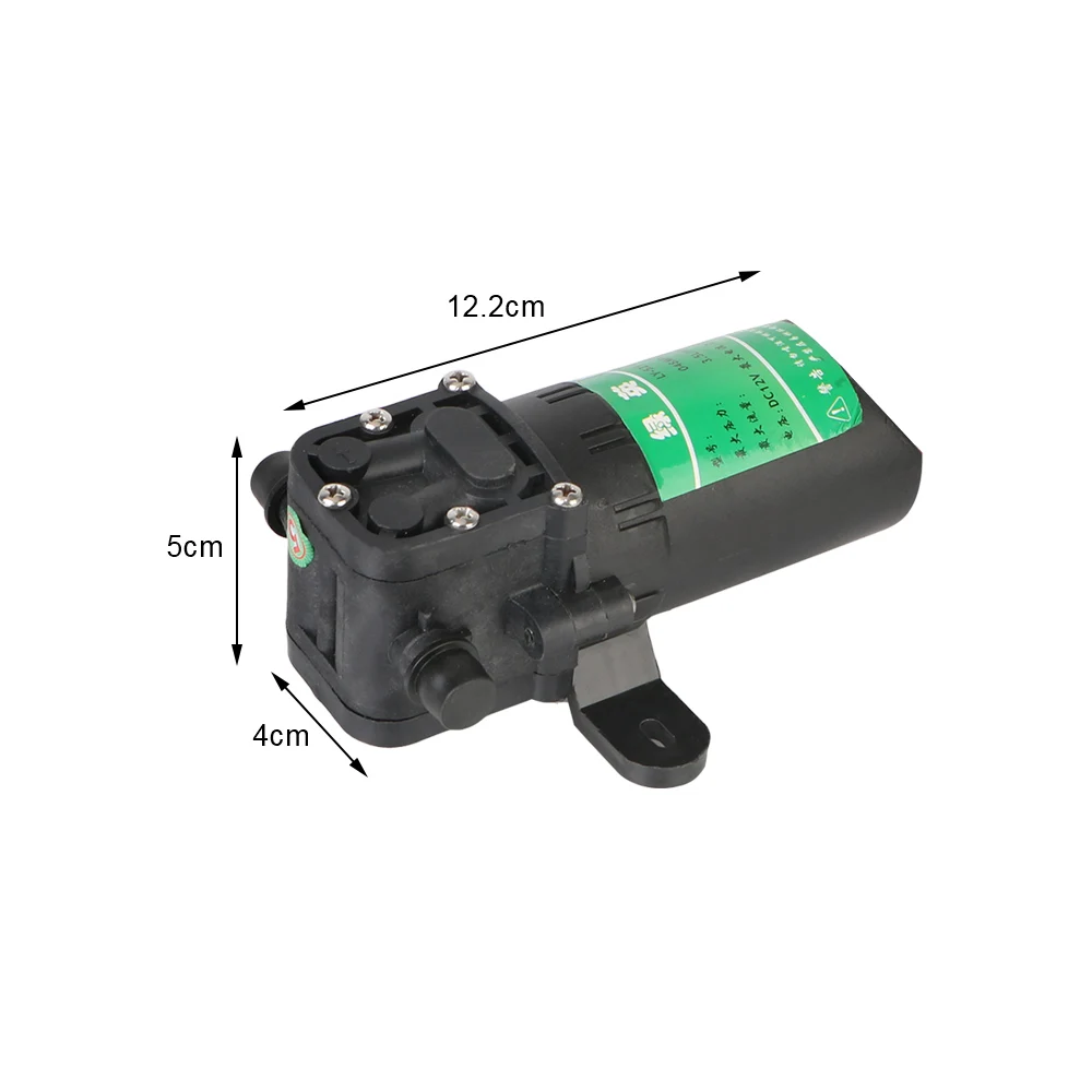 Pompa dell'acqua elettrica agricola durevole Micro membrana ad alta pressione DC12V autolavaggio a spruzzo d'acqua 3.5L/min