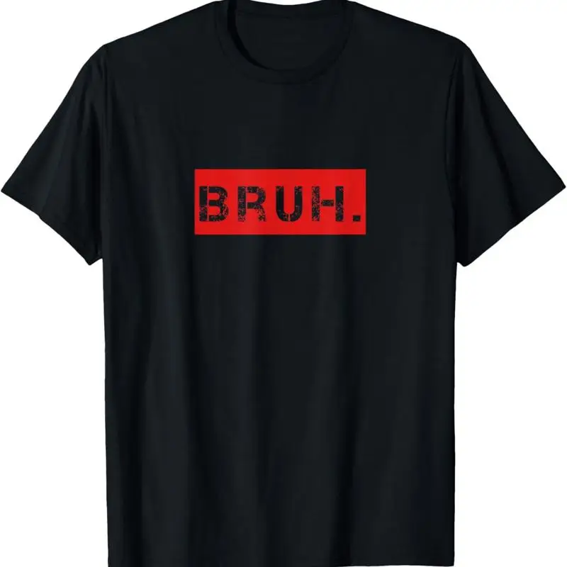 

Bruh Meme Funny Saying Brother Greeting Teens Boys Men Short Sleeve T-Shirt