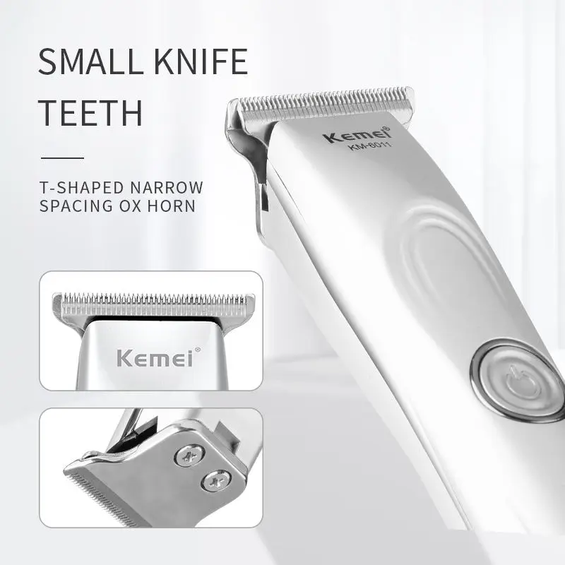 Kemei professional Hair Trimmer For Men Beard Clipper Electric Face Body Trimmer Rechargeable Haircut Machine Groin Ball Shaver