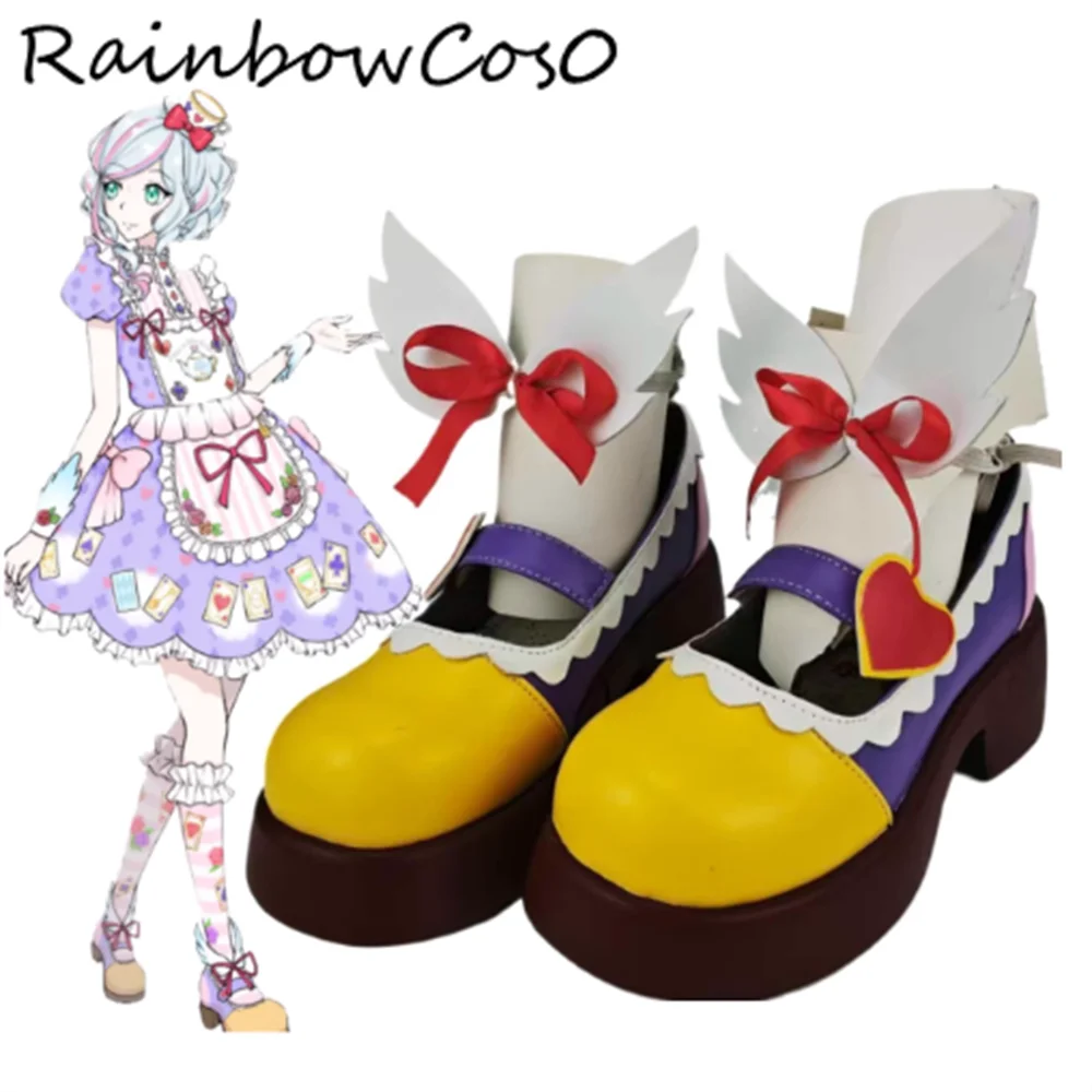 

Amahane Madoka Aikatsu Aikatsu! Cosplay Shoes Boots Game Anime Party Halloween RainbowCos0 W5405