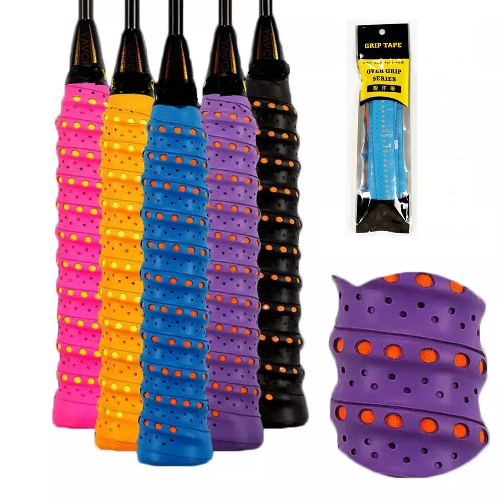 

Quality Badminton Grip Anti-Slip Absorb Sweat Racket Grip Handle Grip Squash Band Multi-use Racket Overgrips Tennis Accessory