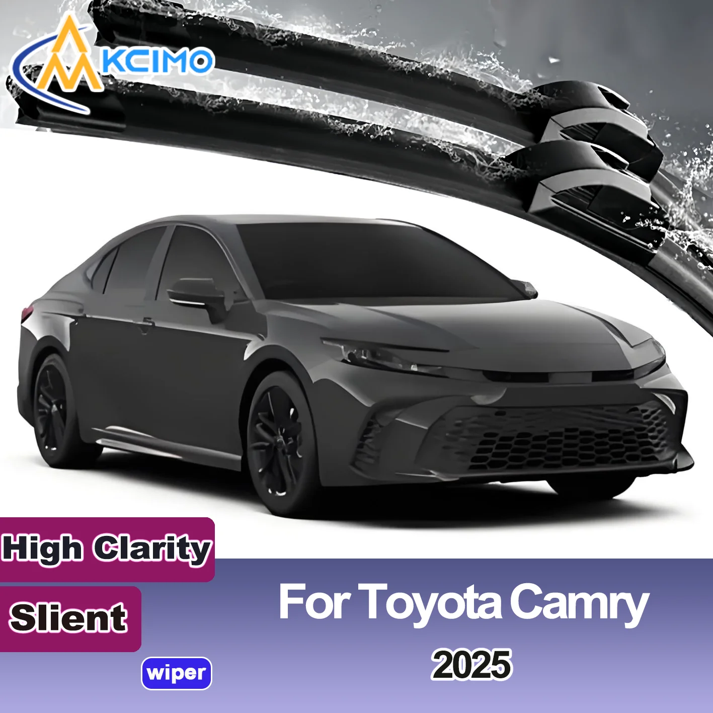 

KCIMO 2PCS New Front Windshield Wiper Blade for Toyota Camry XV80 2025 Front Windshield Auto Wipers Blade Accessories 2025