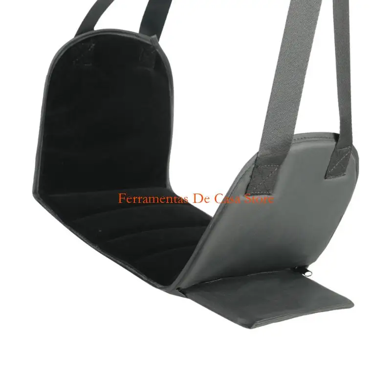 

Foot Hammock Removable Rest Pad High Weight Capacity Design For Airline Comfort B03E