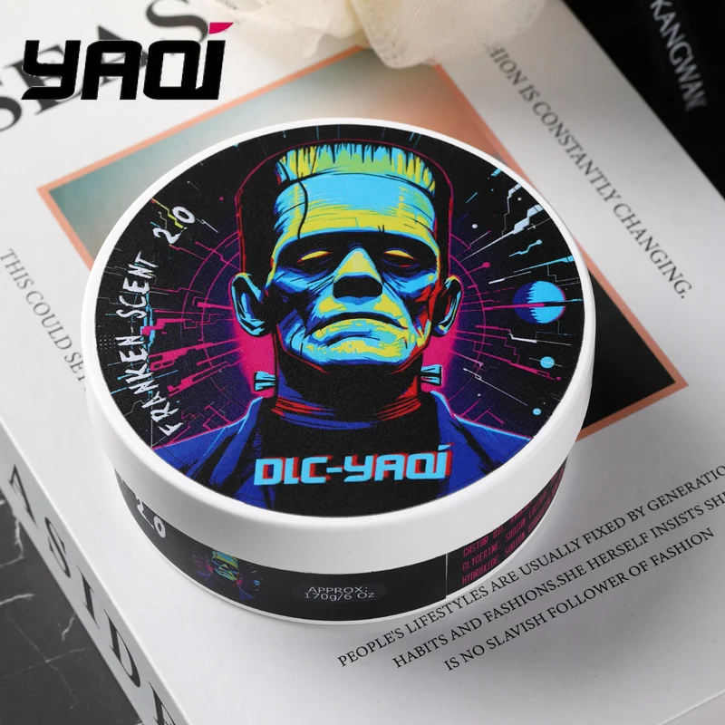 

YAQI Franken Scent 2.0 Atisan 170 г Мыло для бритья для мужчин, профессиональное удобное гладкое очищение, новая серия и многоцелевое