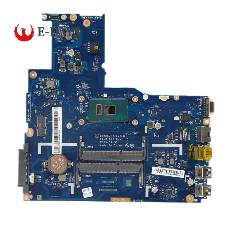 For Lenovo E51-80 Laptop Motherboard LA-D102P Mainboard with 3855U CPU DDR3  Full Test