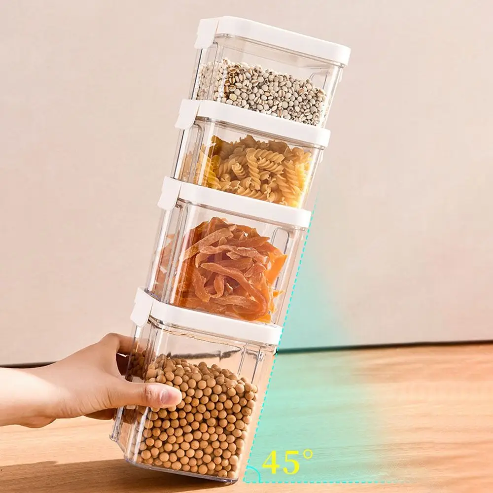 Kitchen Sealed Grain Container Food Container Plastic Snack Storage Container Coffee Storage Container Dry Fruit Storage Box