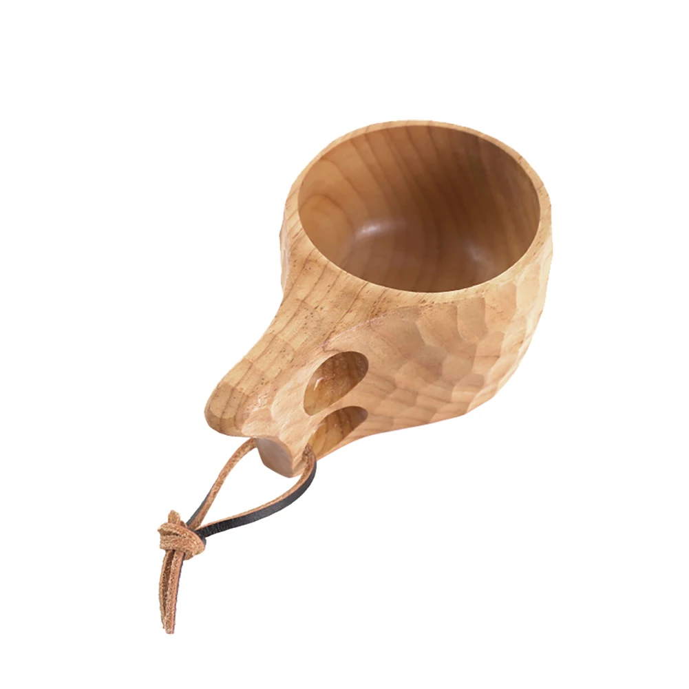 High Quality Of Jujube Wood Scandinavia Wooden Cup  Curly Water Cup Juice Milk Tea Coffee Drinking Cup Kitchen Tools