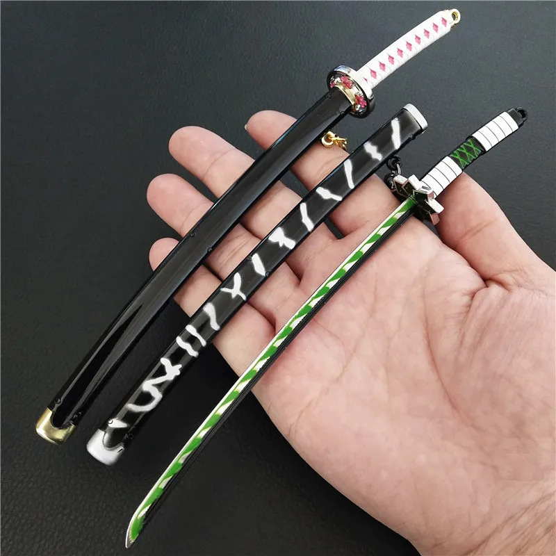 22cm Ghost Killing Blade Keychain For Women Men Animation Personality Demon Slayer Keychains Party Anime Fashion Jewelry B135