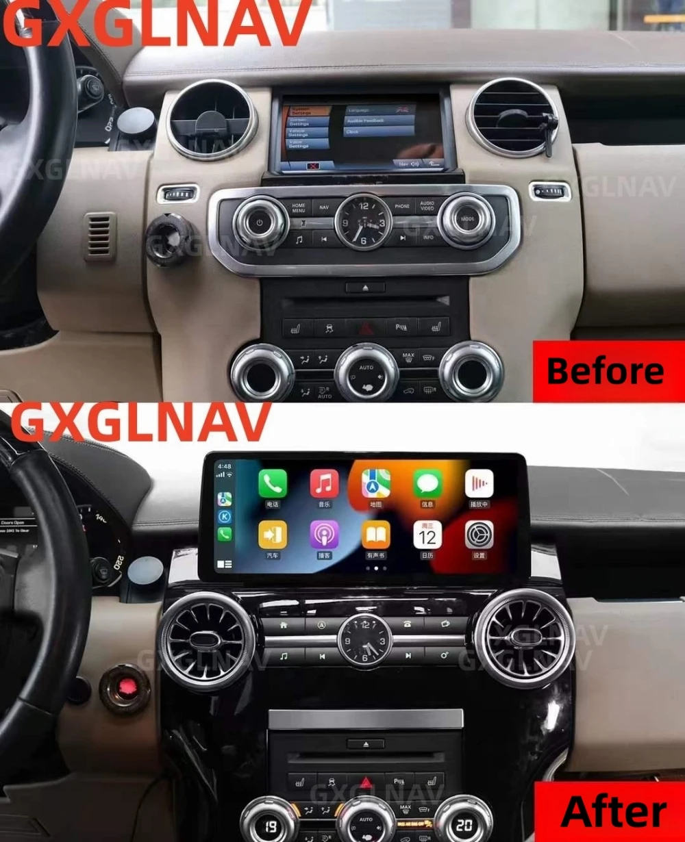 Android 12 Qualcomm 8core Radio samochodowe dla Land Rover Discovery 4 2010 2011 2012-2016 odbiornik Stereo odtwarzacz multimedialny GPS Navigat